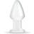 Gildo Anal plug Gennemsigtig (ø 4,6 cm)