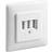 Goobay Pro 3 TAE-NFN wall plate flush mount