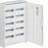 Hager Fwb52p metal surface mount cabinet 120m