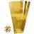 Creativ Company Stjernestrimler Guld 45cm 15mm Diameter 6,5cm 100 stk