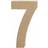 TAL Number, 7, H: 20,2 cm, W: 11 cm, thickness 2,5 cm, 1 pc