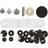 Prym Black Non-Sew Press Fastener ”Anorak” 15mm – 10 Pieces