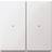 Merten Cover Dimmer System M, 1-M, M-Smart, M-Plan, M-Creativ Polar white glossy MEG5220-0319