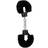 Easytoys EasyToys Plys Håndjern Sort