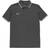 NIKE Youth Boys Polo Team Club 19 SS - Charcoal Heather/White (AJ1502-071)