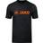 JAKO Promo T-shirt Unisex - Black Melange/Neon Orange