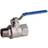 PETTINAROLI F x m heavyduty fullway ball valve blue steel lever 3/4