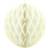 PartyDeco Vævbold ø 30 cm CREME