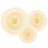 PartyDeco Vifter, Creamfarvet