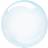 Amscan Folie-plast ballon Transparent Blå