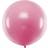 PartyDeco Kæmpeballon Metalic lys pink