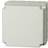 Fibox Kasse 180X180X125 POLY,GRÅ dæks