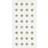 Creativ Company Rhinestones, guld, Dia. 8 mm, 32 st. 1 förp