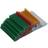 Creativ Company Glue Gun Sticks, L: 10 cm, D: 7 mm, glitter, gold, green, red, silver, 100 pc/ 1 pack