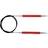 Knitpro Zing Rundpinde Aluminium 150cm 9,00mm 59in US13 Garnet