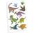 Amscan 9903984 Adhesive Tattoos Happy Dinosaur, Pack of 9, Party Bags, Children's Birthday Parties