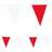 Boland 10 Plastic Bunting: Red & White