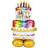 Amscan 4244911 Birthday Cake Airloonz Air-Filled Foil Balloon 53 Inch