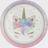 Creative Converting Disposable Plates Unicorn Baby 8pcs