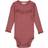 Wheat Rib Ruffle LS Body - Dark Rouge Melange (9108e-007-2614)