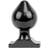 All Black Vinyl Anal Plug 22cm