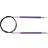 Knitpro Zing Rundpinde Aluminium 100cm 7,00mm 39.4in US10Â¾ Amethyst