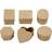 Creativ Company Mini Boxes, H: 3 cm, D: 4-6 cm, 6 pc/ 1 pack