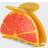 Sui Ava Grapefruit Big Håraccessories Yellow
