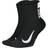 NIKE Multiplier Running Ankle Socks 2-pack - Black/White