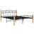 vidaXL Bed Frame Metal Solid 90cm Sängram 140X200cm