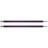 Knitpro Zing Strikkepinde Jumperpinde Aluminium 40cm 10,00mm 15.7i