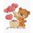 Broderikit Billede Bamse