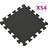 vidaXL Skyddsmatta 54 st 4,86 ㎡ EVA-skum svart