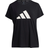 adidas 3-Stripes Training Plus Size T-shirt Women - Black/White