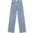 Mango Wide Leg High Waist Jeans - Mid Blue