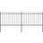 vidaXL Garden Fence with Hoop Top 340x170cm