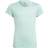 adidas Kid's Aeroready 3 Stripes T-shirts - Clear Mint/White/White