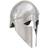 vidaXL Greek Warrior Helmet Antique Replica Larp Silver Steel