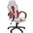 X-Rocker Maverick Ergonomic Office Gaming Chair - White/Red