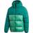 adidas Down Regen Hooded Blocked Puffer Jacket - Collegiate Green