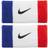 Nike Swoosh Doublewide Wristband 2-pack - Habanero Red/Black
