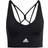 adidas Aeroknit Designed 2 Move Seamless Bra Top - Black/White