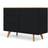 Tenzo Amelia Black Matt/Natural Oak Sideboard 109x79cm