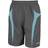 Spiro Micro-Team Sports Shorts Men - Grey/Aqua