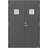 NorDan Bor Cube 819PG Ytterdörr Klarglas S 7000-N V (180x210cm)