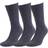 Amanda Christensen 3P True Ankle Soft Top Socks - Antraciet