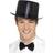 Smiffys Sequin Top Hat Black