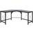 Homcom L-Shape Corner Gaming Work Desk Table, 1500x1500x760mm