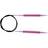 Knitpro Zing Rundpinde Aluminium 120cm 12,00mm 47.2in US17 Purple Ve