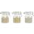DKD Virágok Shabby Chic Köksbehållare 3st 0.72L